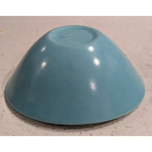 Vernon ware Heavenly days Speckled Blue Ceramic Chowder Bowl - Picture 9 of 10